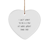 Funny Great Dane Dog Gifts from Mom, Dad, or Friends - Heart Ornament for Christmas - Image 1